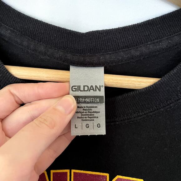 University of Minnesota Gophers black short sleeved shirt men's L top cotton - Picture 4 of 7